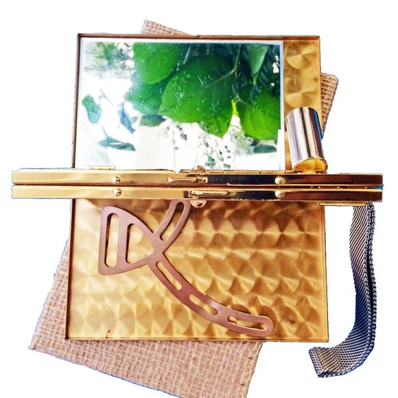 Vintage Mother Of Pearl Mid-Century Box Clutch - Picture 7 of 10